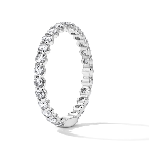 1 CT. T.w. Lab-Grown Diamond Eternity Band 14K White Gold (F/Vs2)