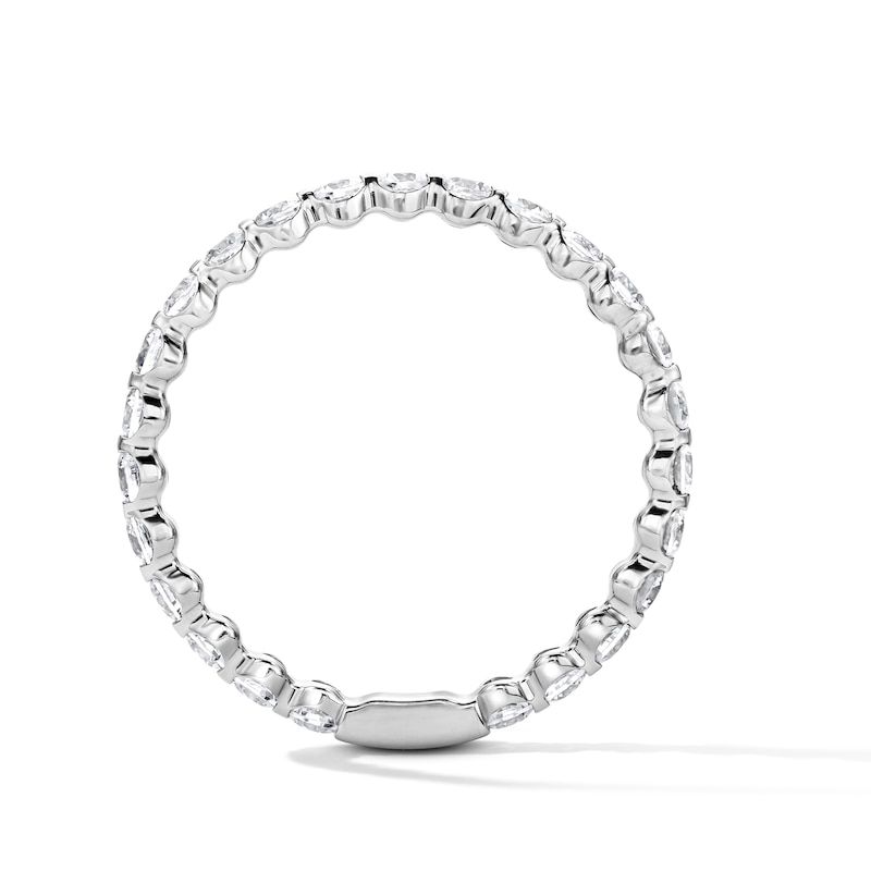 Main Image 4 of 1 CT. T.W. Lab-Grown Diamond Eternity Band 14K White Gold (F/VS2)