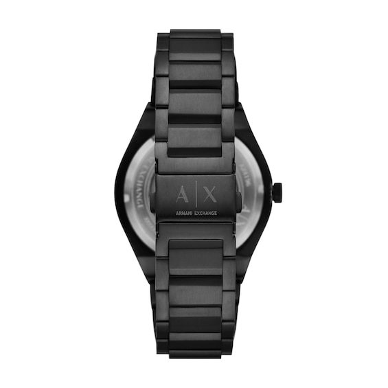 Men’s Armani Exchange Sync Automatic Black IP Stainless Steel Watch with Black Dial (Model: Ax4196)