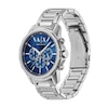Thumbnail Image 3 of Men's Armani Exchange Chronograph Watch with Blue Dial and Stainless Steel Bracelet Set (Model: AX7176SET)