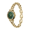 Thumbnail Image 3 of Ladies' Fossil Carlie Analog Watch in Gold-Tone Stainless Steel and Green Dial (Model: ES5441)