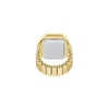 Thumbnail Image 5 of Ladies' Fossil Raquel Analog Watch Ring in Gold-Tone Stainless Steel with Black Dial and Crystal Accents (Model: ES5447)