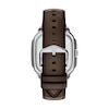 Thumbnail Image 4 of Men's Fossil Crosby Analog Watch in Stainless Steel with Green Dial and Brown Leather Strap (Model: FS6150)