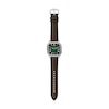 Thumbnail Image 5 of Men's Fossil Crosby Analog Watch in Stainless Steel with Green Dial and Brown Leather Strap (Model: FS6150)