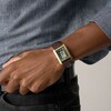 Thumbnail Image 2 of Men’s Fossil Caraway Automatic Gold-Tone Stainless Steel Watch with Green Dial and Brown Strap (Model: ME3271)