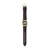 Thumbnail Image 5 of Men’s Fossil Caraway Automatic Gold-Tone Stainless Steel Watch with Green Dial and Brown Strap (Model: ME3271)