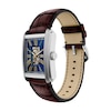 Thumbnail Image 3 of Men’s Fossil Caraway Analog Watch in Stainless Steel with Blue Dial and Brown Leather Strap (Model: ME3273)