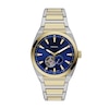 Thumbnail Image 1 of Men's Fossil Everett Automatic Watch in Two-Tone Stainless Steel with Blue Dial (Model: ME3275)