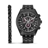 Thumbnail Image 1 of Men’s Citizen Eco-Drive® Perpetual Calendar Chrono Watch with Black Dial and Bracelet Set (Model: BJ5627-57E)