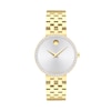 Thumbnail Image 1 of Ladies' Movado Museum Classic 1/2 CT.T.W. Lab-Grown Diamond Gold-Tone PVD Stainless Steel Watch (Model: 0608068)