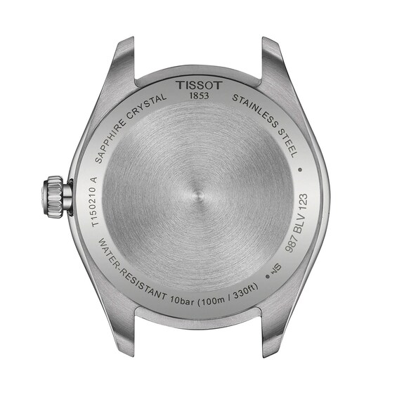 Unisex Tissot PR 100 Classic Analog Watch with Blue Dial and Stainless Steel Bracelet (Model: T1502101135100)