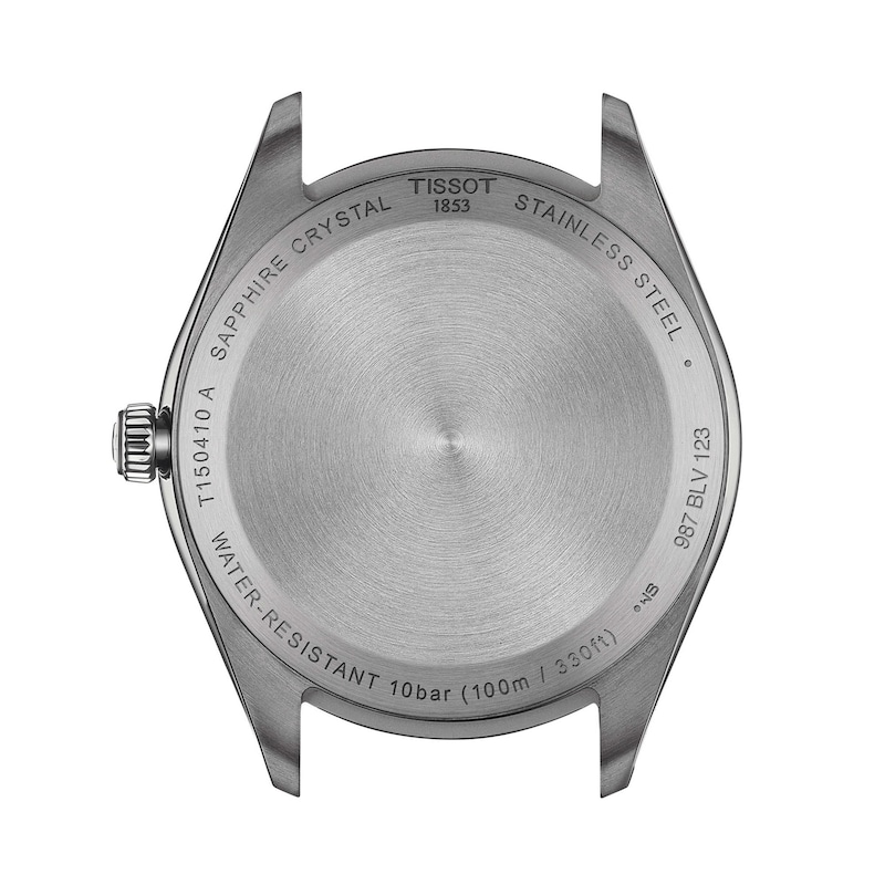 Main Image 3 of Men's Tissot PR 100 Analog Watch with Black Dial and Stainless Steel Bracelet (Model: T1504101105100)