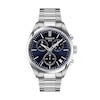 Thumbnail Image 1 of Men's Tissot PR 100 Chronograph Watch with Navy Blue Dial and Stainless Steel Bracelet (Model: T1504171104100)