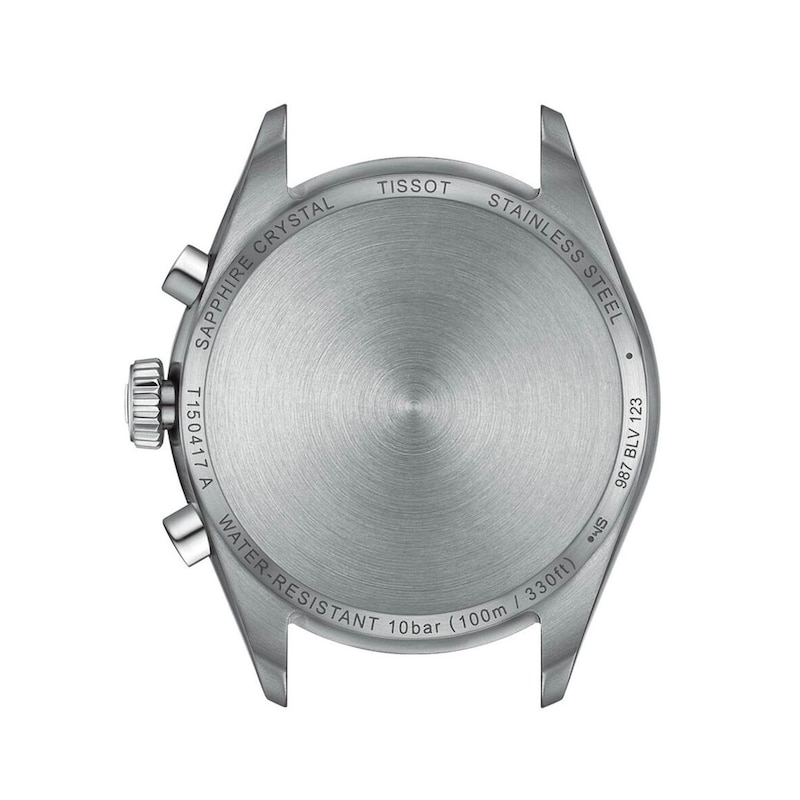 Main Image 2 of Men's Tissot PR 100 Chronograph Watch with Navy Blue Dial and Stainless Steel Bracelet (Model: T1504171104100)