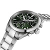 Thumbnail Image 6 of Men's Tissot PR 100 Chronograph Watch with Green Dial and Stainless Steel Bracelet (Model: T1504171109100)
