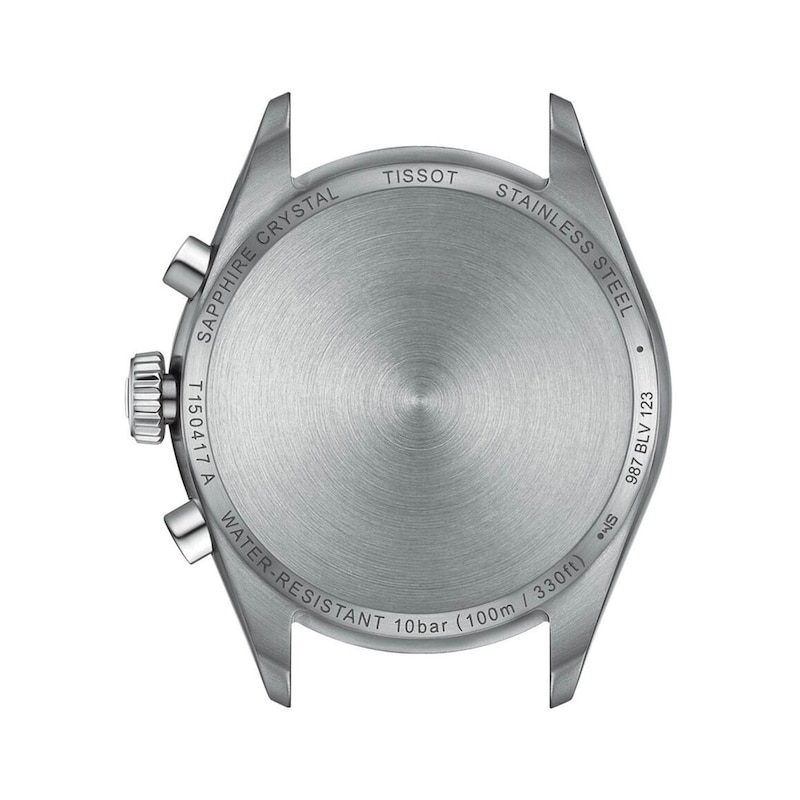 Main Image 3 of Men's Tissot PR 100 Chronograph Watch with Ice Blue Dial and Stainless Steel Bracelet (Model: T1504171135100)