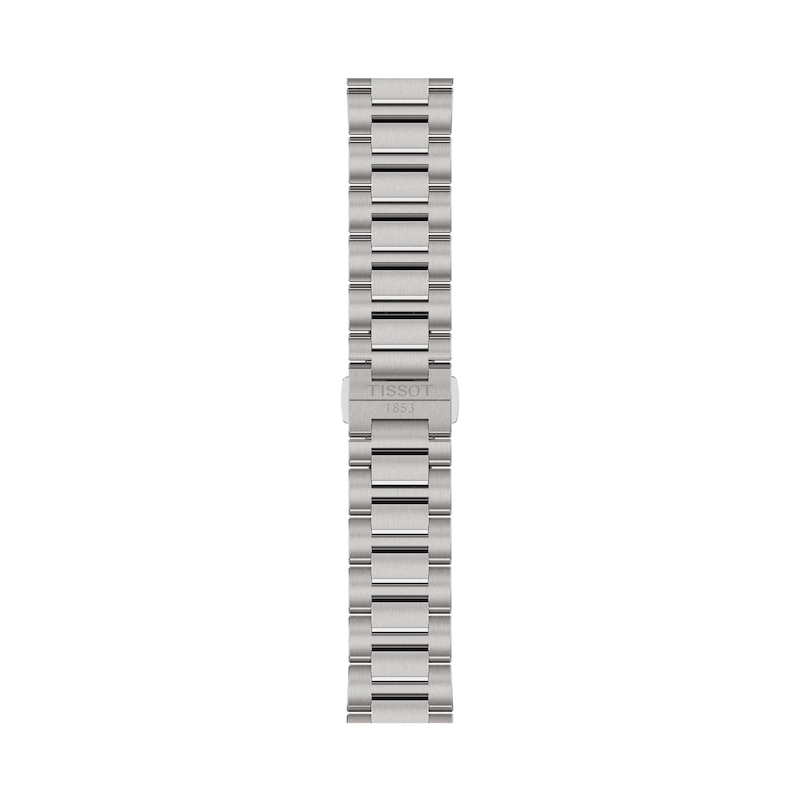 Main Image 4 of Men's Tissot PRC 100 Solar Watch with Silver-Tone Dial and Stainless Steel Bracelet (Model: T1514221103100)
