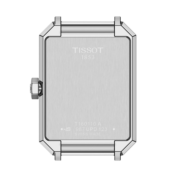 Ladies' Tissot SRV Analog Watch with Navy Blue Dial and Silver-Tone Stainless Steel Bracelet (Model: T1601101104300)