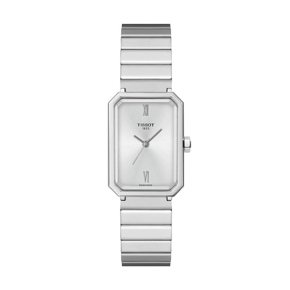 Ladies' Tissot SRV Analog Watch with Silver-Tone Dial and Stainless Steel Bracelet (Model: T1601101103300)
