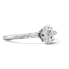 Thumbnail Image 4 of 1 CT. T.W. Oval Lab-Grown Diamond Engagement Ring in Sterling Silver (F/VS2)