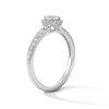 Thumbnail Image 5 of 3/4 CT. T.W. Round Lab-Grown Diamond Frame Engagement Ring in Sterling Silver (F/VS2)
