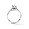 Thumbnail Image 3 of 1 CT. T.W. Princess-Cut Lab-Grown Diamond Frame Bridal Set in Sterling Silver