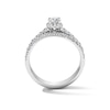 Thumbnail Image 3 of 1 CT. T.W. Certified Lab-Grown Diamond Bridal Set in White Sterling Silver (F/VS2)