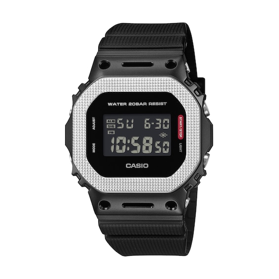 Men's Casio G-Shock G-Steel Digital Watch with Black Dial and Resin Strap, Case (Model: Gm5600Bm-1)