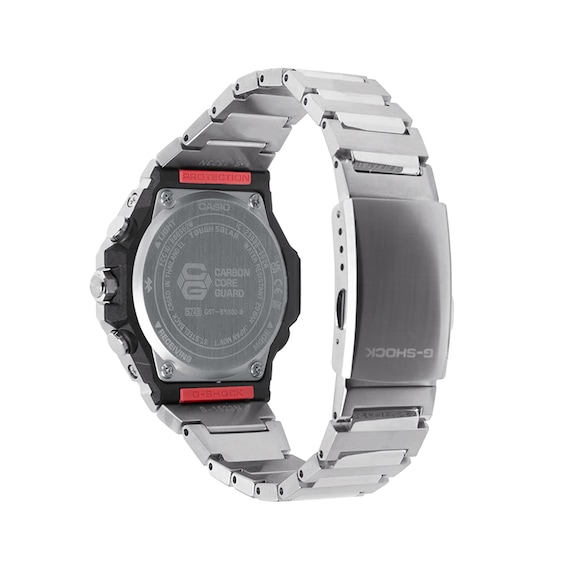 Men's Casio G-Shock G-Steel Analog Tough Solar Watch with Black Dial (Model: Gstb1000D-1A)