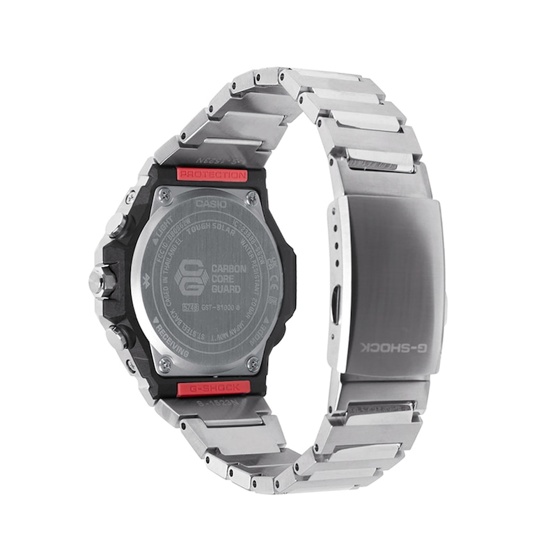 Main Image 2 of Men's Casio G-Shock G-Steel Analog Tough Solar Watch with Black Dial (Model: GSTB1000D-1A)