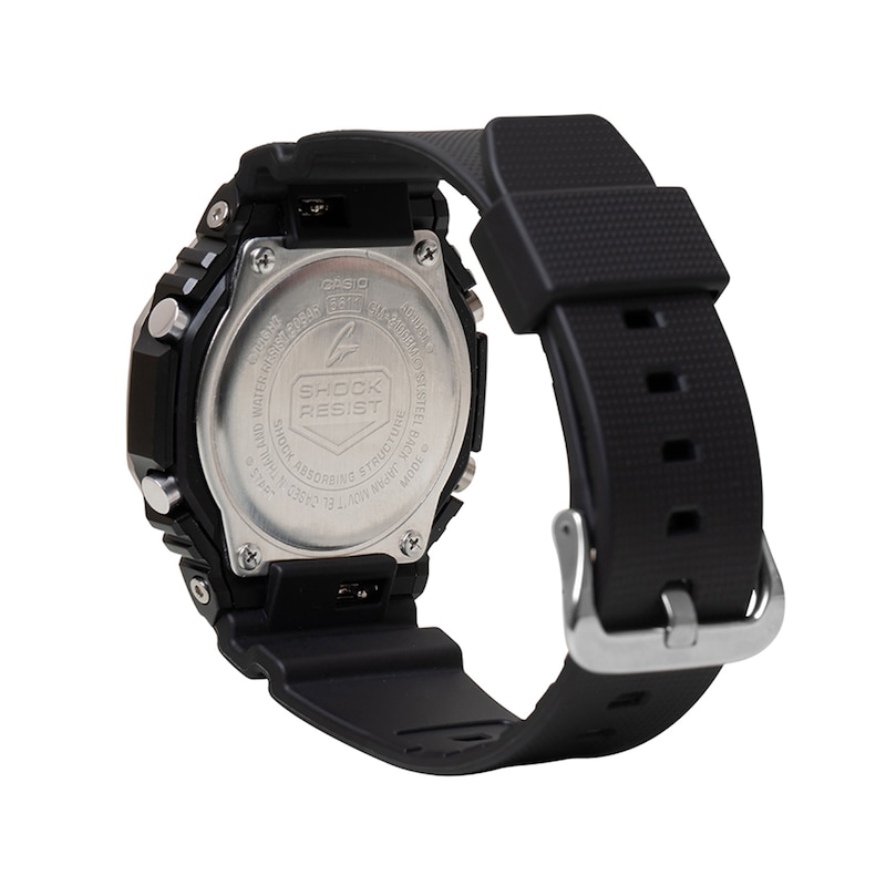 Main Image 2 of Men's Casio G-Shock G-Steel Analog/Digital Watch with Black Dial and Black Resin Strap (Model: GM2100BM-1A)