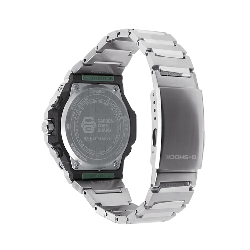 Main Image 2 of Men's Casio G-Shock G-Steel Analog Tough Solar Watch with Green Dial (Model: GSTB1000D-3A)