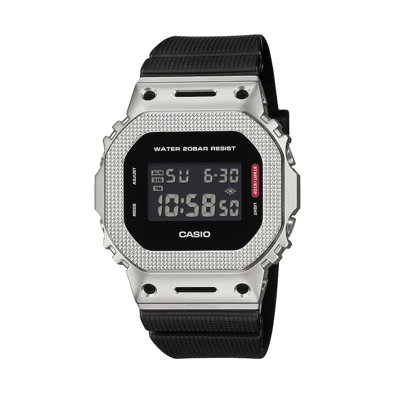 Main Image 1 of Men's Casio G-Shock G-Steel Digital Watch with Black Dial and Resin Strap, Case (Model: GM5600M-1)