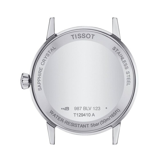 Men's Tissot Classic Dream Analog Watch with Silver-Tone Dial and Stainless Steel Bracelet (Model: T1294101103100)