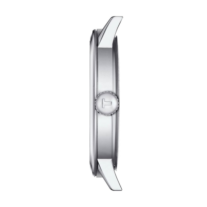 Main Image 2 of Men's Tissot Classic Dream Analog Watch with Black Dial and Black Leather Strap (Model: T1294101605300)