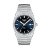 Thumbnail Image 1 of Men's Tissot PRX 40mm Analog Watch with Navy Blue Dial and Stainless Steel Bracelet (Model: T1374101104100)