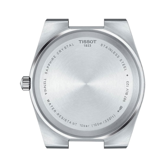 Men's Tissot PRX 40mm Analog Watch with Green Dial and Stainless Steel Bracelet (Model: T1374101109100)