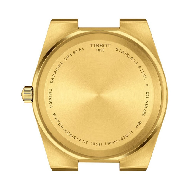 Main Image 3 of Men's Tissot PRX 40mm Analog Watch with Gold-Tone Dial and PVD Bracelet (Model: T1374103302100)