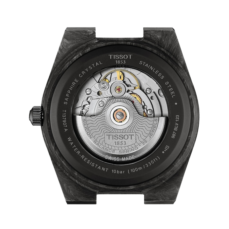 Main Image 2 of Men’s Tissot PRX Carbon Powermatic 80 Automatic Watch with Black Dial (Model: T1379079720100)