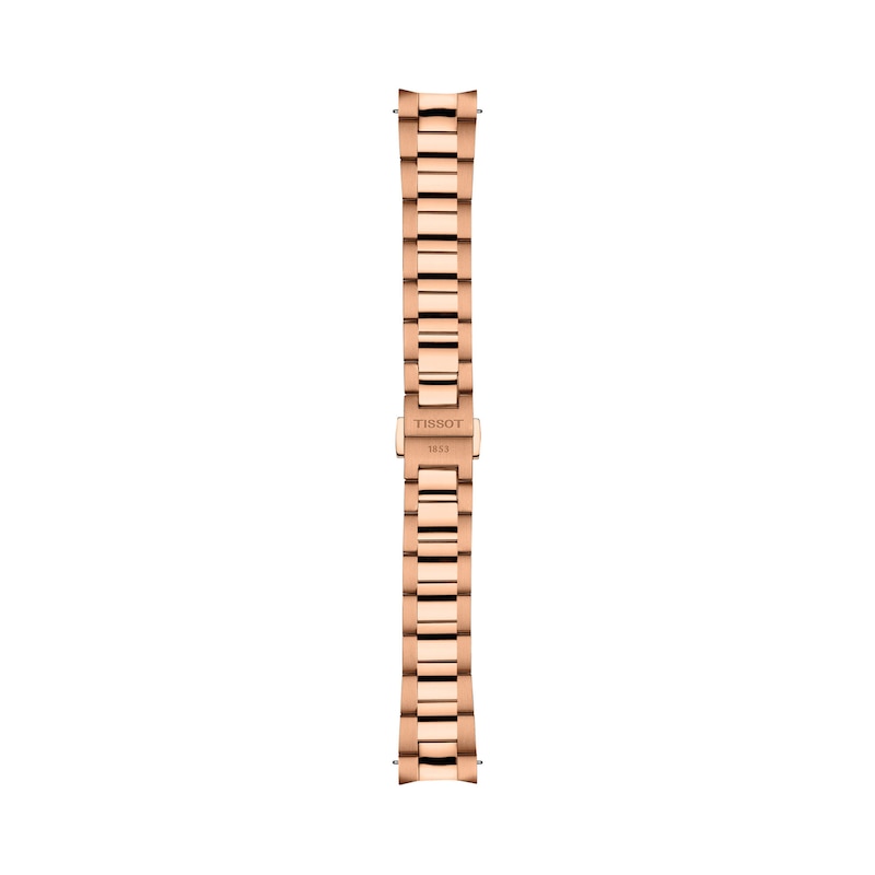 Main Image 4 of Unisex Tissot PR 100 Analog Watch with Brown Dial and Rose-Tone PVD Bracelet (Model: T1502103329100)