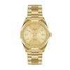 Thumbnail Image 1 of Unisex Tissot PRC 100 Solar Watch with Gold-Tone Dial and PVD Bracelet (Model: T1518223302100)