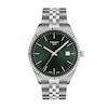 Thumbnail Image 1 of Men's Tissot Ballade Analog Watch with Green Dial and Stainless Steel Bracelet (Model: T1564101109100)