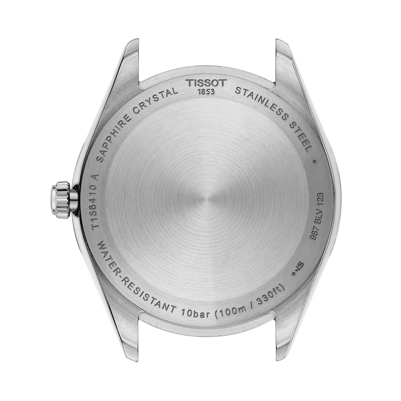 Main Image 2 of Men's Tissot Ballade Analog Watch with Green Dial and Stainless Steel Bracelet (Model: T1564101109100)