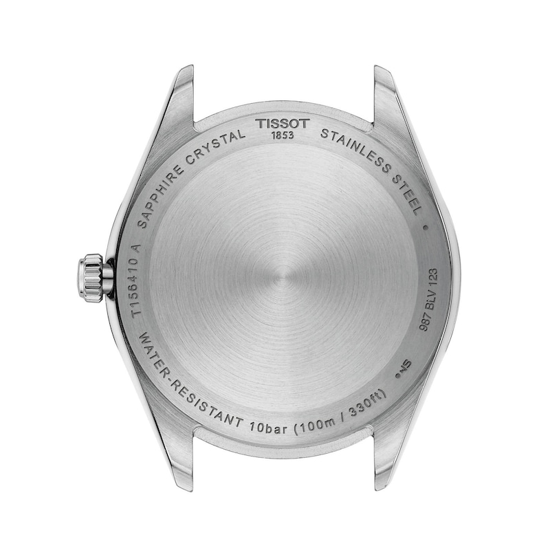 Main Image 2 of Men's Tissot Ballade Analog Watch with Blue Dial and Two-Tone Stainless Steel Bracelet (Model: T1564102204100)