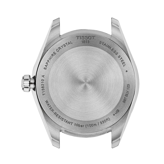 Ladies' Tissot Ballade Analog Watch with Light Green Dial and Stainless Steel Bracelet (Model: T1562101109100)