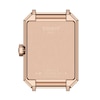 Thumbnail Image 3 of Ladies' Tissot SRV Watch in Rose Gold-Tone PVD with Mother-of-Pearl Dial and Black Leather Strap (Model: T1601103611300)
