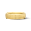 Thumbnail Image 1 of Men's 8.0mm Brushed Stepped Edge Wedding Band in 14K Gold