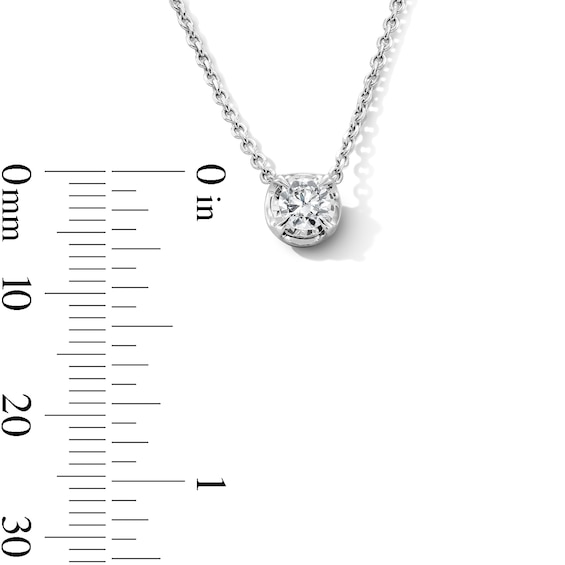 1 CT. T.w. Certified Lab-Grown Diamond Solitaire Pendant and Stud Earrings Set in Sterling Silver (F/Vs2)
