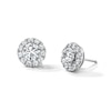 Thumbnail Image 1 of 2 CT. T.W. Lab-Grown Diamond Frame Stud Earrings in 10K White Gold (F/VS2)