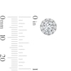 Thumbnail Image 2 of 2 CT. T.W. Lab-Grown Diamond Frame Stud Earrings in 10K White Gold (F/VS2)